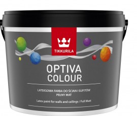 OPTIVA Colour-  Lateksowa farba do ścian i sufitów. Pełny mat. 2.7L